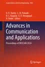 Cover: Advances in Communication and Applications - Springer