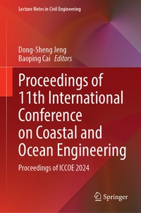 Enlarge image Cover: Proceedings of 11th International Conference on Coastal and Ocean Engineering - Springer Nature Switzerland AG