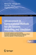 Cover: Advancement in Computational Methods for Life Systems Modelling and Simulation - Springer Nature Switzerland AG