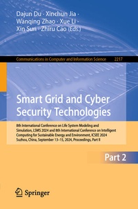 Enlarge image Cover: Smart Grid and Cyber Security Technologies - Springer Nature Switzerland AG