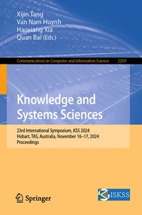 Enlarge image Cover: Knowledge and Systems Sciences - Springer