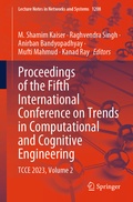 Cover: Proceedings of the Fifth International Conference on Trends in Computational and Cognitive Engineering - Springer