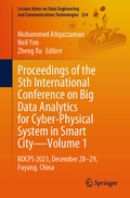 Cover: Proceedings of the 5th International Conference on Big Data Analytics for Cyber-Physical System in Smart City-Volume 1 - Springer