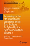 Cover: Proceedings of the 5th International Conference on Big Data Analytics for Cyber-Physical System in Smart City-Volume 2 - Springer