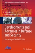 Cover: Developments and Advances in Defense and Security - Springer