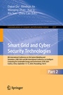 Cover: Smart Grid and Cyber Security Technologies - Springer