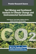 Cover: Text Mining and Sentiment Analysis in Climate Change and Environmental Sustainability - IGI Global