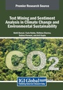 Cover: Text Mining and Sentiment Analysis in Climate Change and Environmental Sustainability - Engineering Science Reference