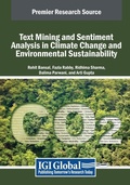 Cover: Text Mining and Sentiment Analysis in Climate Change and Environmental Sustainability - Engineering Science Reference