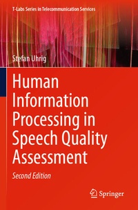 Enlarge image Cover: Human Information Processing in Speech Quality Assessment - Springer