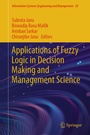 Cover: Applications of Fuzzy Logic in Decision Making and Management Science - Springer