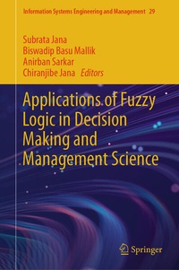 Enlarge image Cover: Applications of Fuzzy Logic in Decision Making and Management Science - Springer