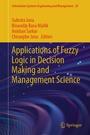 Cover: Applications of Fuzzy Logic in Decision Making and Management Science - Springer
