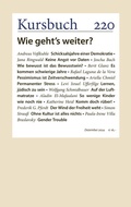 Cover: Kursbuch 220 - Kursbuch Kulturstiftung gGmbH