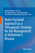 Cover: Multi-Factorial Approach as a Therapeutic Strategy for the Management of Alzheimer's Disease - Springer Nature Switzerland AG