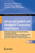 Cover: Advanced Control and Intelligent Computing Applications - Springer Nature Switzerland AG