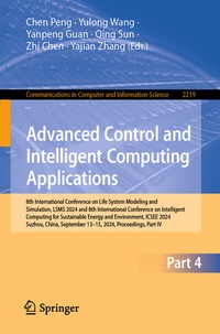 Enlarge image Cover: Advanced Control and Intelligent Computing Applications - Springer
