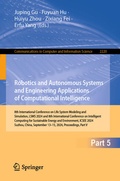 Cover: Robotics and Autonomous Systems and Engineering Applications of Computational Intelligence - Springer Nature Switzerland AG