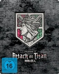 Cover: Attack on Titan - Staffel 2 - Gesamtausgabe - Steelbook - DVD - Limited Edition - Crunchyroll