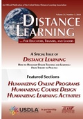 Cover: Distance Learning Vol 21 Issue 3 - Information Age Publishing