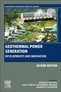 Cover: Geothermal Power Generation - Woodhead Publishing