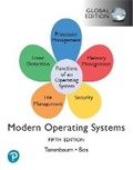 Cover: Modern Operating Systems, Global Edition - Pearson Education Limited