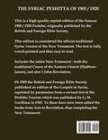 Cover: The 1905 Peshitta of the British Bible Society (Aramaic Peshitta; Syriac Peshitta) - Classic Reprints