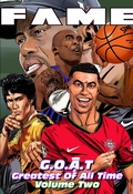 Cover: FAME: G.O.A.T: Kobe Bryant, Cristiano Ronaldo, Bruce Lee & Tiger Woods - TidalWave Productions