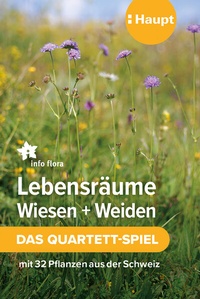 Abbildung von: Lebensräume Wiesen und Weiden - das Quartett-Spiel - Haupt Verlag