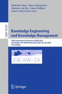 Enlarge image Cover: Knowledge Engineering and Knowledge Management - Springer
