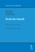 Cover: Droit du travail - St&auml;mpfli Verlag AG
