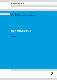 Abbildung von: Haftpflichtrecht - Stämpfli Verlag