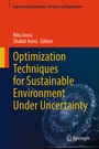 Cover: Optimization Techniques for Sustainable Environment Under Uncertainty - Springer
