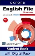 Cover: English File fifth edition: Elementary: Student Book with Digital Pack - Oxford University Press