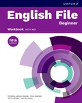 Cover: English File fifth edition: Beginner: Workbook with key - Oxford University Press