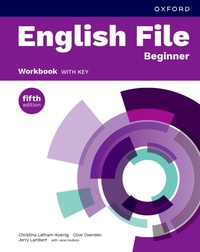 Enlarge image Cover: English File fifth edition: Beginner: Workbook with key - Oxford University Press