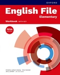 Cover: English File fifth edition: Elementary: Workbook with key - Oxford University Press
