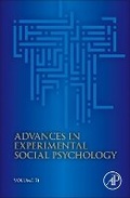 Cover: Advances in Experimental Social Psychology: Volume 71 - Academic Press
