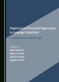 Cover: Empirical and Theoretical Approaches to Language Acquisition - Cambridge Scholars Publishing