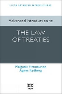 Enlarge image Cover: Advanced Introduction to the Law of Treaties - Edward Elgar Publishing