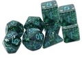 Cover: Verdigris Grecian Vase Dice - Traditional 9-set - Goodman Games