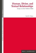 Cover: Human, Divine, and Textual Relationships - Brill Deutschland