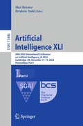 Cover: Artificial Intelligence XLI - Springer