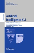 Cover: Artificial Intelligence XLI - Springer
