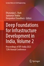 Cover: Deep Foundations for Infrastructure Development in India, Volume 2 - Springer