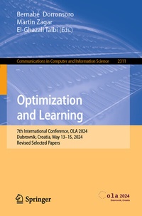 Abbildung von: Optimization and Learning - Springer