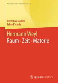 Abbildung von: Hermann Weyl - Springer Spektrum