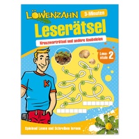 Abbildung von: Löwenzahn-3-Minuten Leserätsel: Kreuzworträtsel und andere Knobeleien - Lingen Verlag