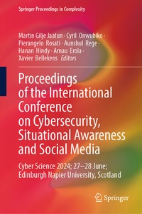 Abbildung von: Proceedings of the International Conference on Cybersecurity, Situational Awareness and Social Media - Springer