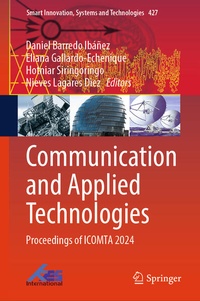 Enlarge image Cover: Communication and Applied Technologies - Springer Nature Switzerland AG